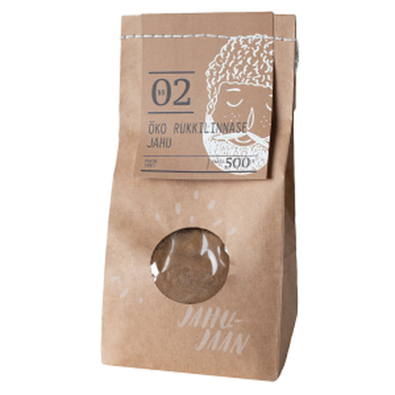 Mahe rukkilinnase jahu, JAHU-JAAN, 500 g