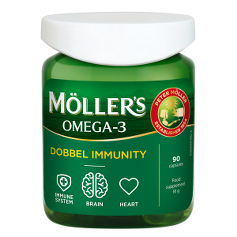 Omega-3 kapslid Möllers Dobbel Immunity N90