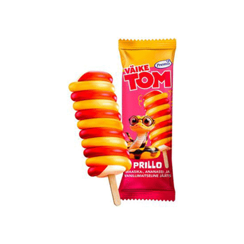 Jäätis anan.-maasika VÄIKE TOM 75g