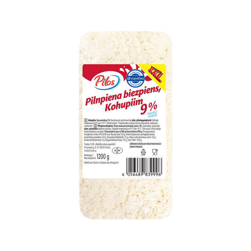 PILOS Kohupiim 9%