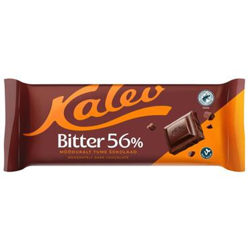 Tume šokolaad Bitter 56% KALEV 190g