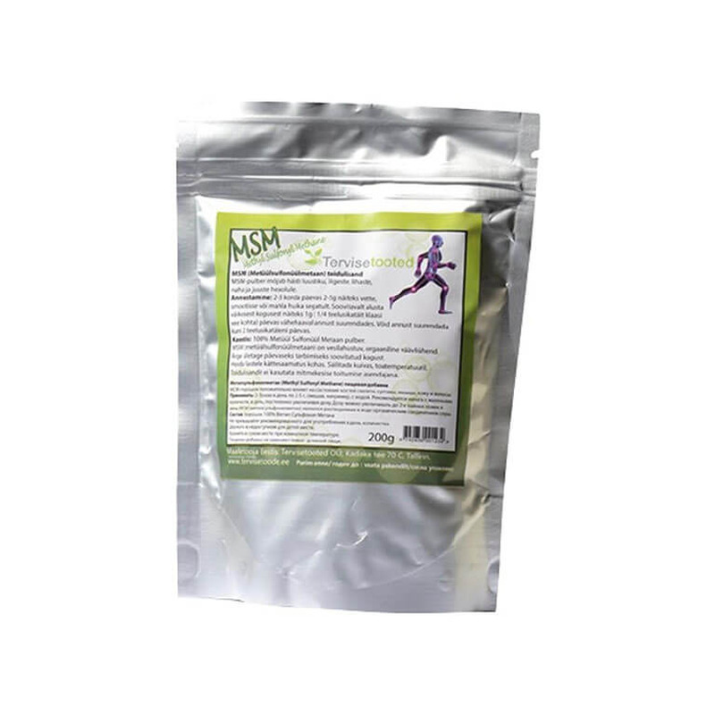 Toidulisand MSM-pulber 200g