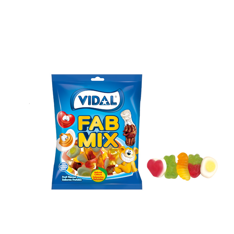 VIDAL Kummikommid Fab Mix 90g (glut.vaba)
