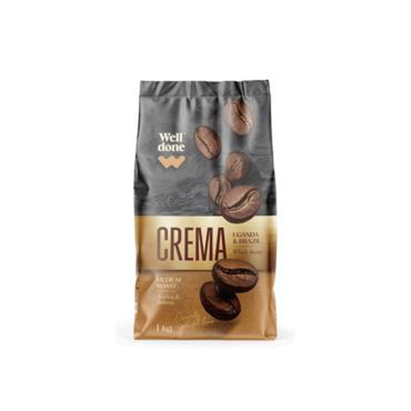 Kohvioad WELL DONE Crema 1kg