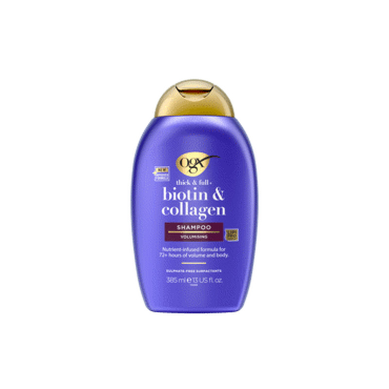 Šampoon Biotin & Collagen, OGX, 385 ml