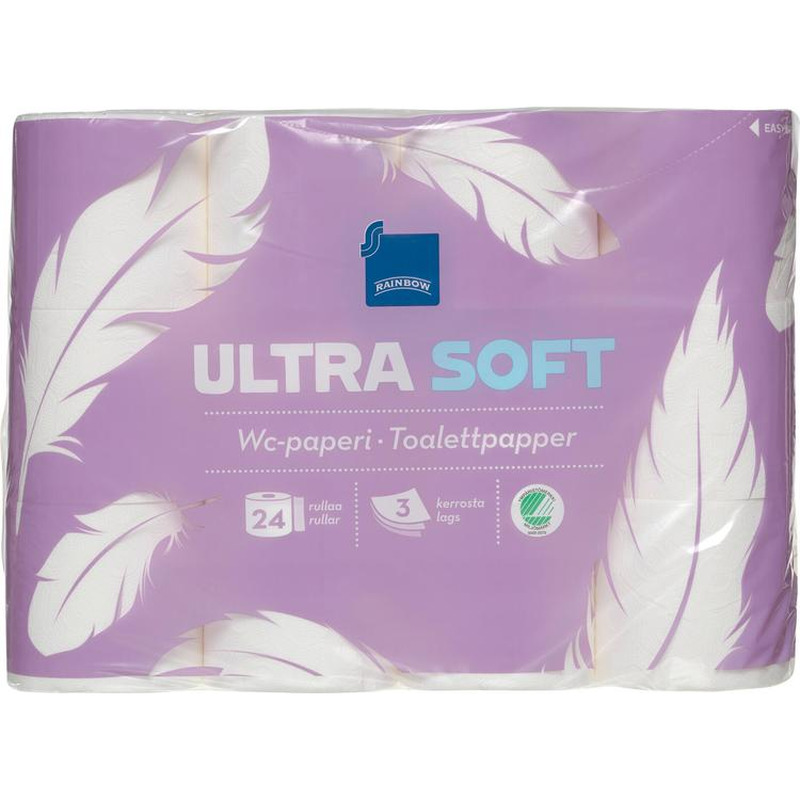 Rainbow Ultra Soft tualettpaber 24 rulli