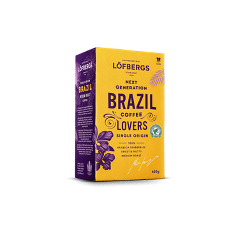 Jahv.kohv LÖFBERGS Brazil 450g