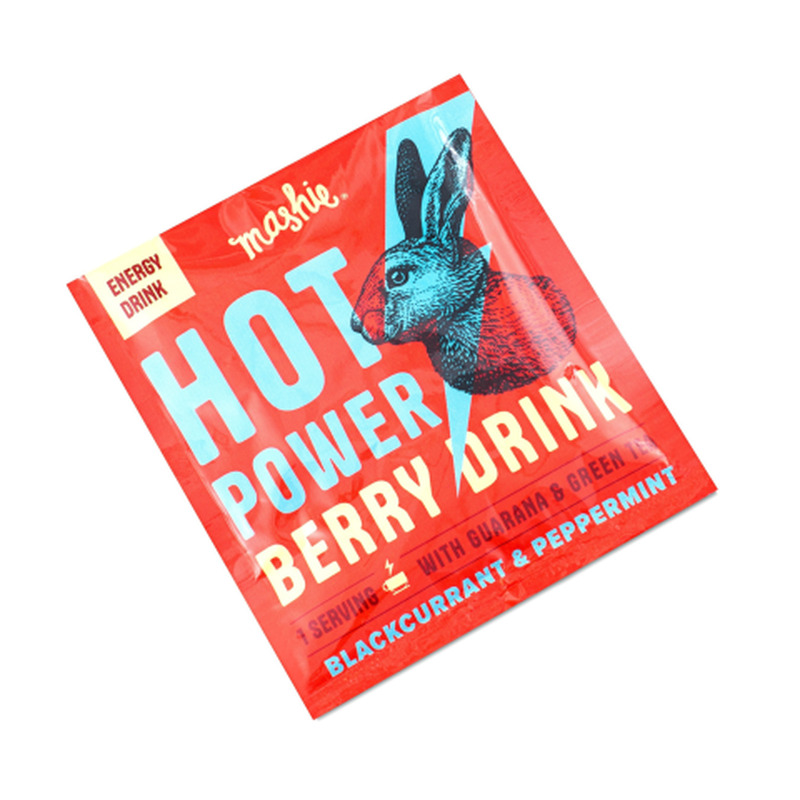 Marjapüree mustsõstra-piparmündi, energiajoogi valmistamiseks Mashie Hot Power 40ml