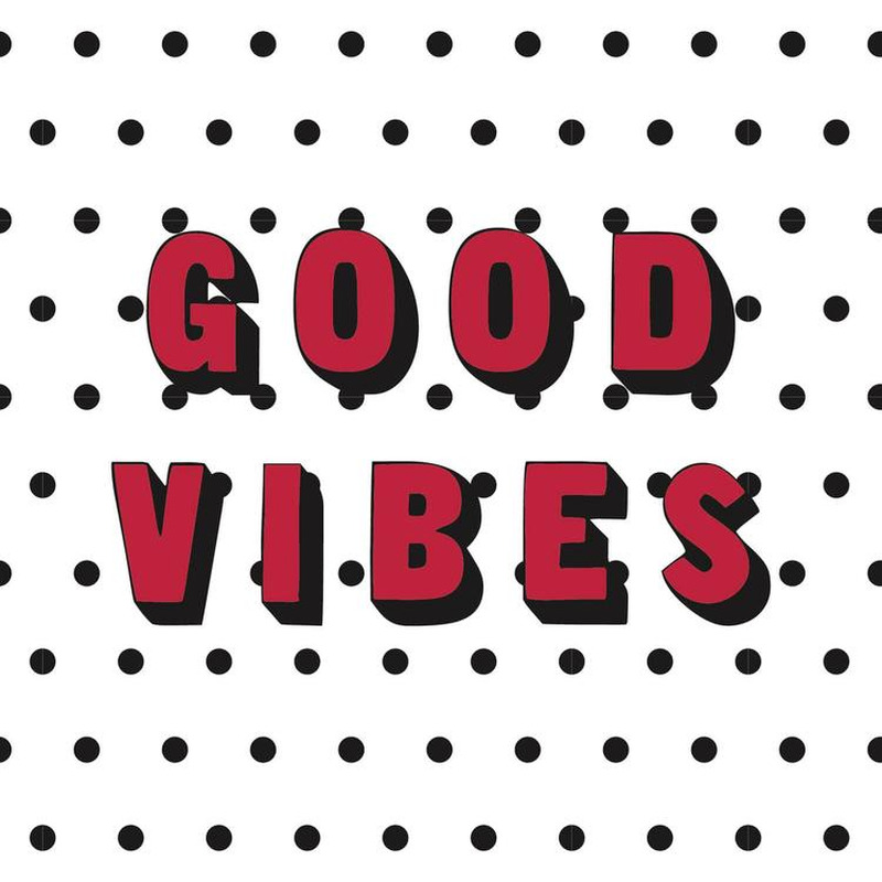 Carrefour Salvrätt 33 cm GOOD VIBES pun.