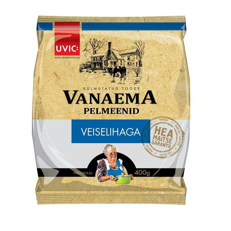 UVIC Vanaema pelmeenid veiselihaga 400g(külmut.)