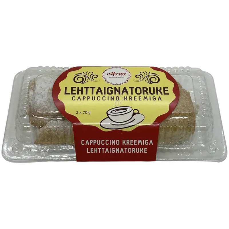 Marta Pagar Lehttaignatoruke Cappucinokreemiga 2x70 g