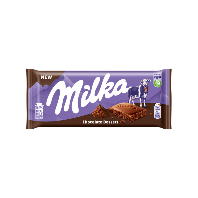 KAST 22 tk! Milka piimašokolaad Chocolate Dessert 100g