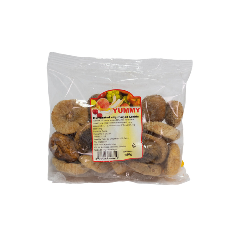 YUMMY Kuivatatud viigimarjad 250g