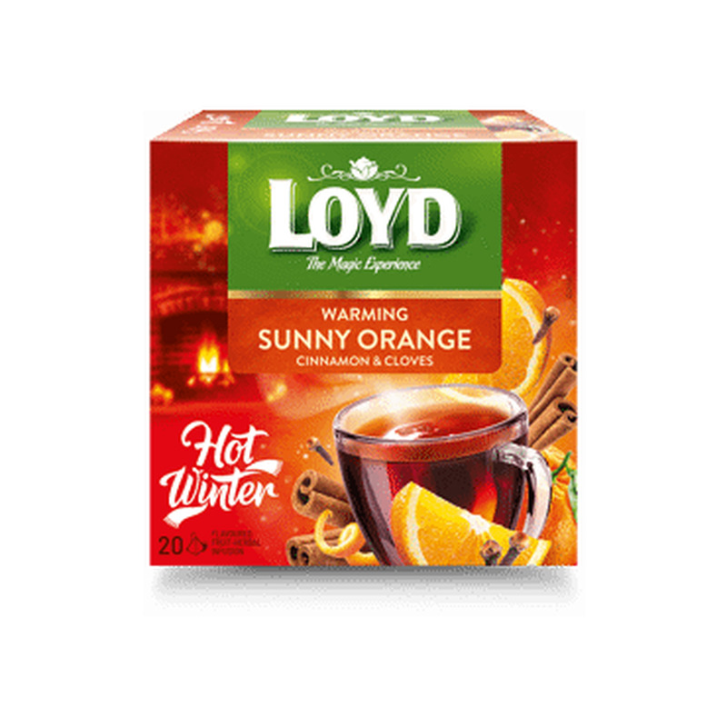 Tee LOYD Pyr.Warming Sunny Orange 20x2g