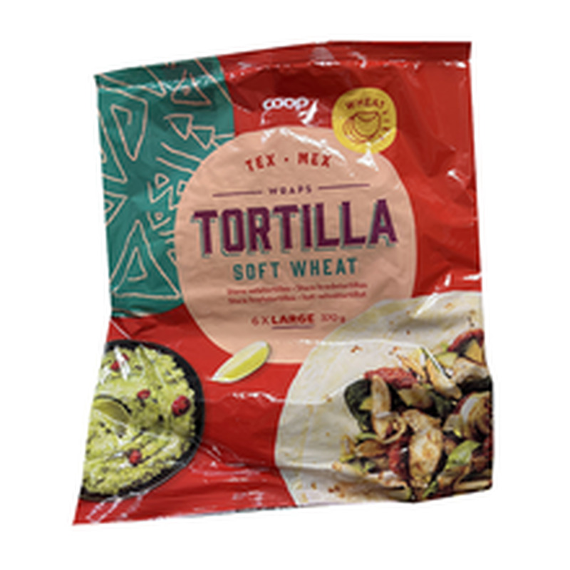Tex Mex suured tortilla wrapid 370 g 6 tk