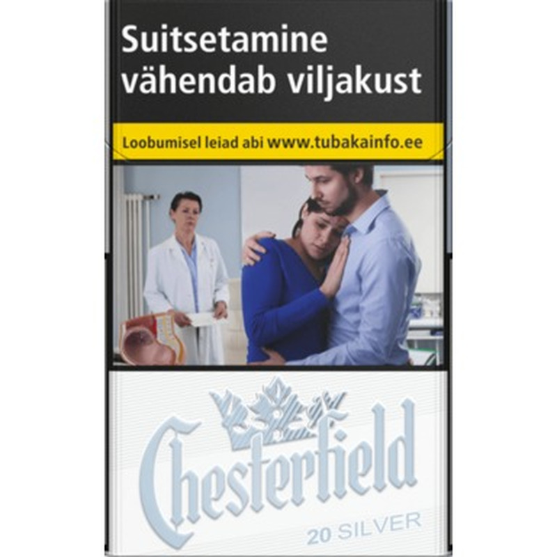 CHESTERFIELD sigaretid Silver 10pk