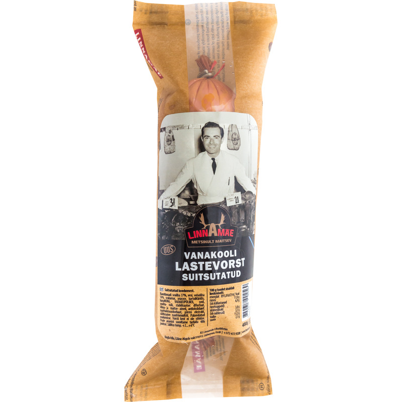 LINNAMÄE Vanakooli lastevorst suitsutatud 450g
