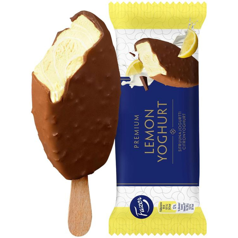 Fazer premium sidruni-jogurti pulgajäätis, 66 g/94 ml