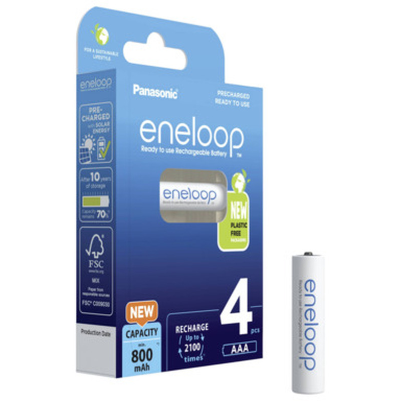 Eneloop aku AAA 800 4BP, ENELOOP, 4 tk