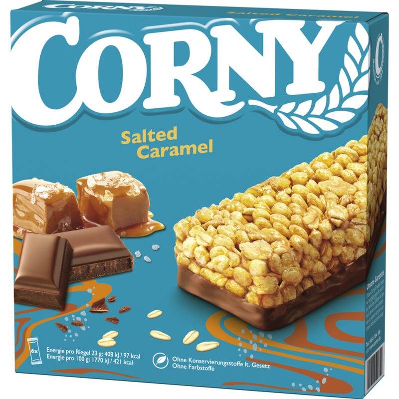 CORNY Müslibatoon piimašokolaadi-karamelli-meresoola 6x23g