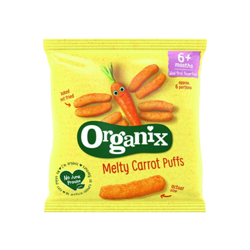 Porgandipulg.krõbedad ORGANIX Öko 6k 20g