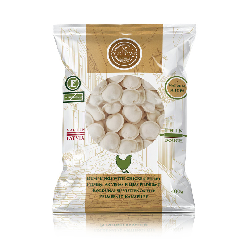 OLDTOWN Pelmeenid kanalihaga 400g(külmut.)