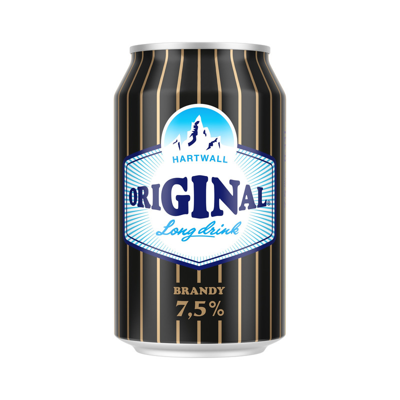 HARTWALL Long Drink Original Brandy 7,5% 33cl(purk)