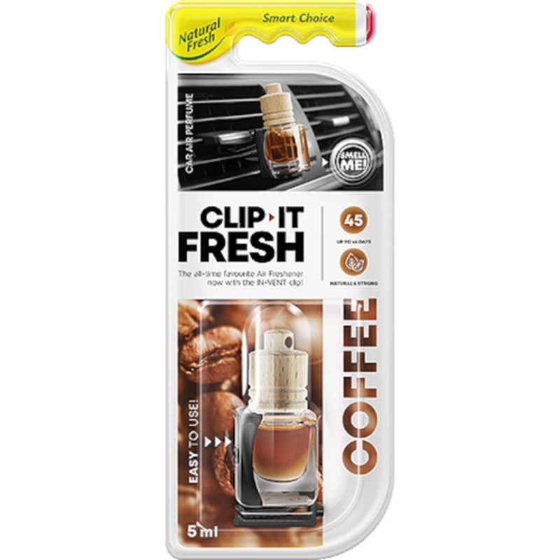 Õhuvärskendaja autosse Elix Clip-It Fresh 5ml Coffee