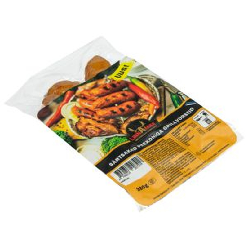 Särtsakad peekoniga grillvorstid 380g