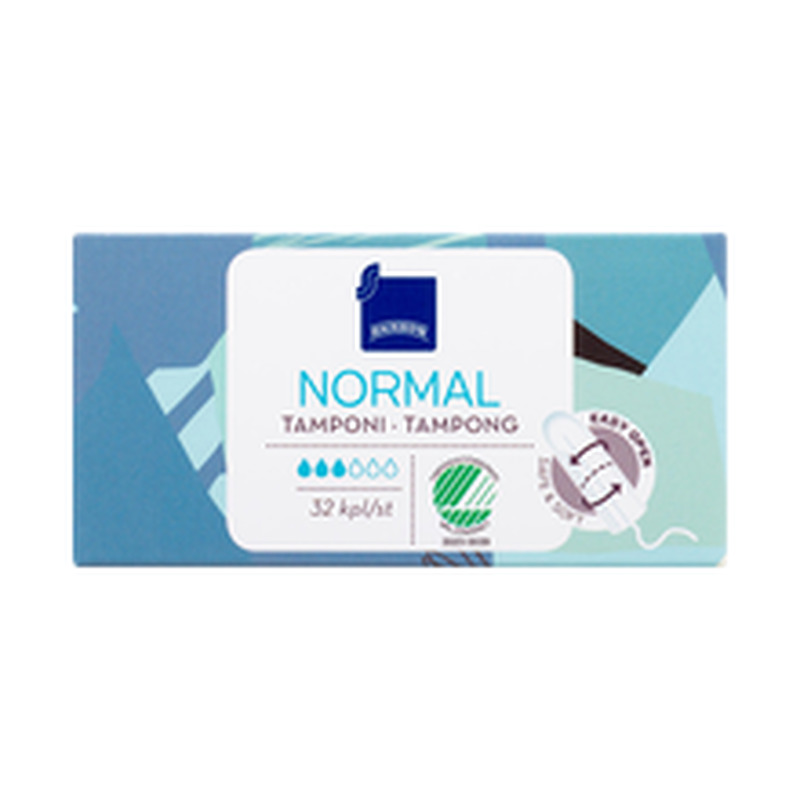 Rainbow normal tampoonid 32 tk