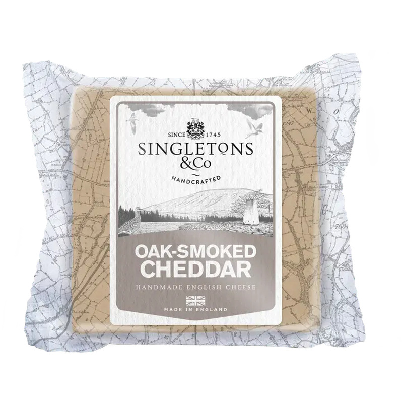 Singletons & Co Oak Smoked Cheddar juust, 200g