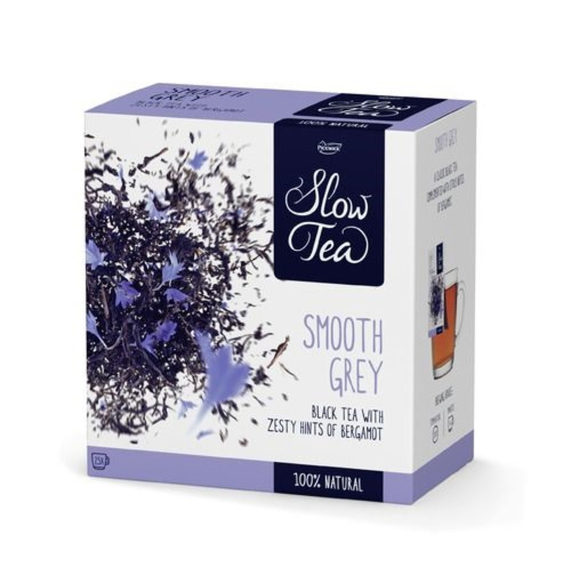 SLOW TEA Smooth Grey tee  25x2,7g (ümbrik)