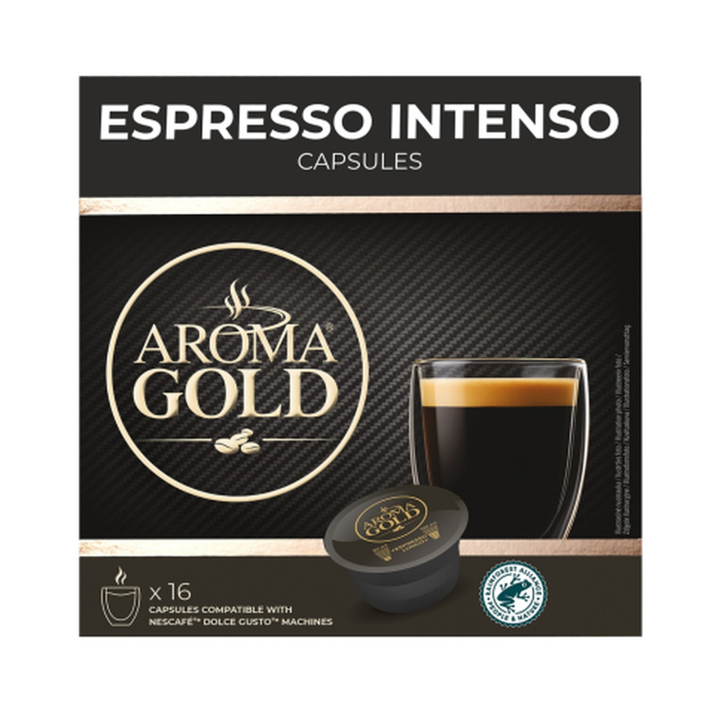 Kohvikapslid Aroma Gold Espresso Intenso 128g