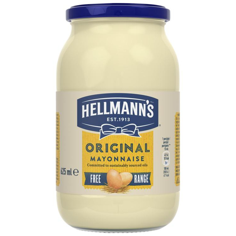 Originaal majonees, HELLMANN'S, 625 ml