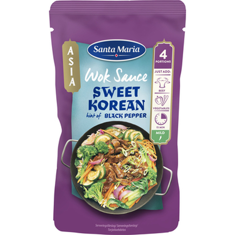 Magus koreapärane pipraga vokikaste, SANTA MARIA, 150 g