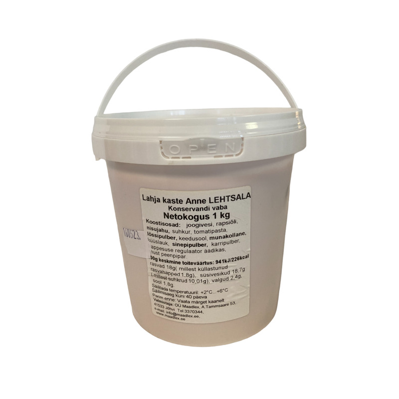 LEHTSALA Lahja kaste Anne 18,6% 1kg (ämber)