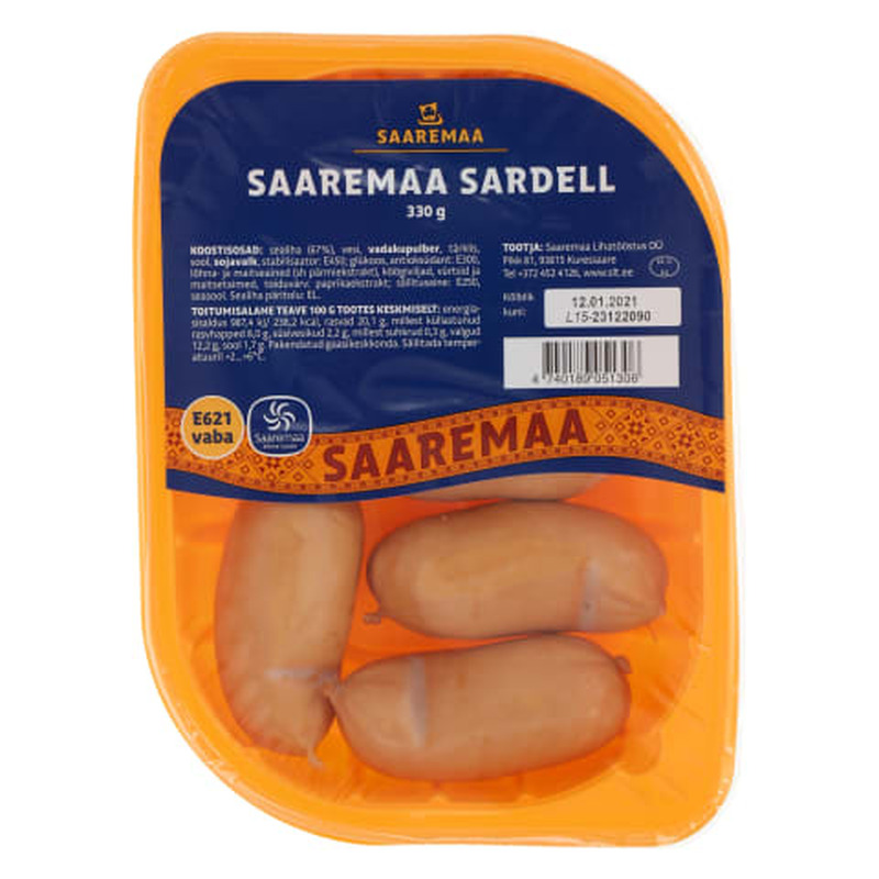 Sardell Saaremaa 330g