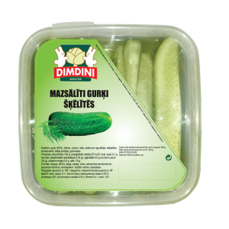 Värsked soolakurgi viilud 500g Dimdini