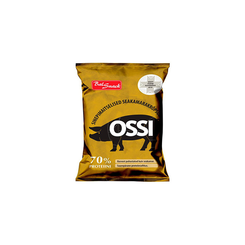 Ossi sinepimaitselised seakamarakrõpsud BALSNACK 40 g