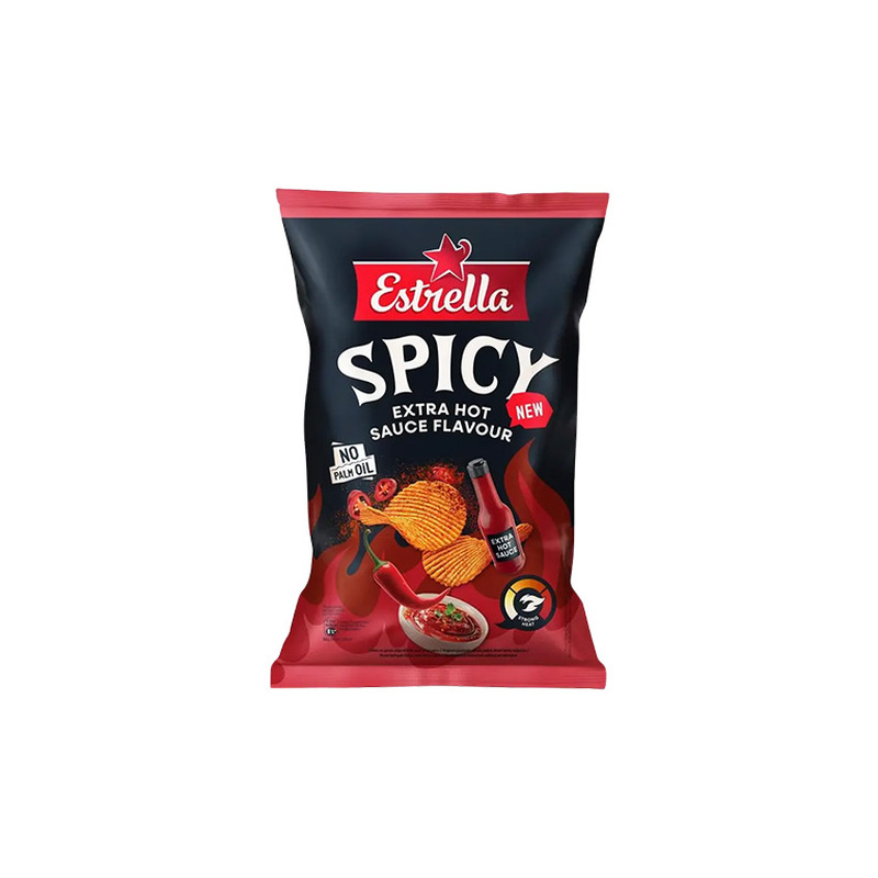 Kartulikrõpsud Estrella Vürtsika kastme maitseliseline 115g