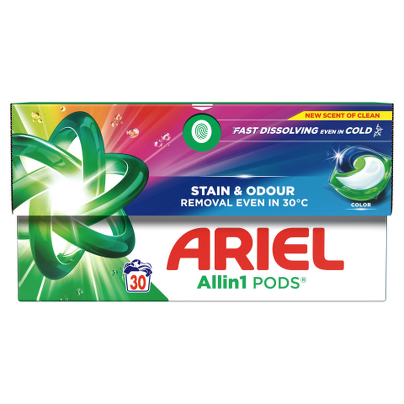 Pesukapslid Ariel Color 30tk