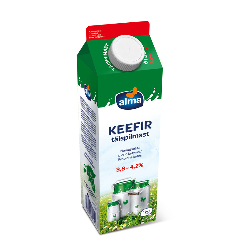 ALMA Keefir täispiimast 3,8-4,2% 1kg(pure)