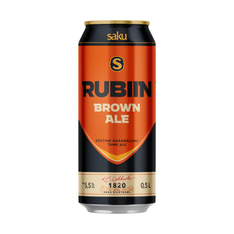 Õlu Saku Rubiin 5,5%vol 0,5l purk