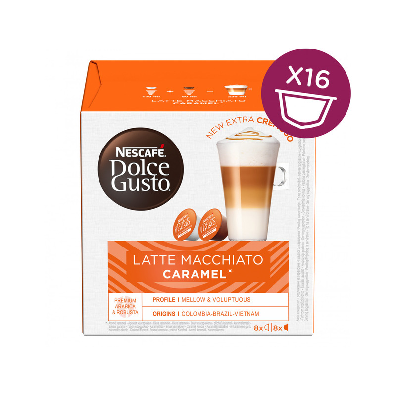 NESCAFÉ® Dolce Gusto kohvikaplsid “Caramel Latte Macchiato”8+8 tk