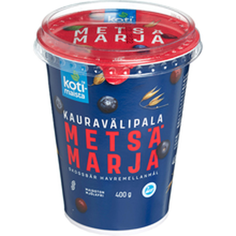 Kotimaista metsamarja-kaeravahepala 400g