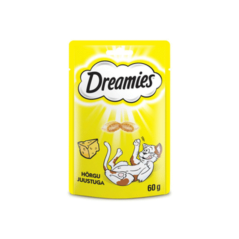 Suupiste kassidele DREAMIES juustuga 60g