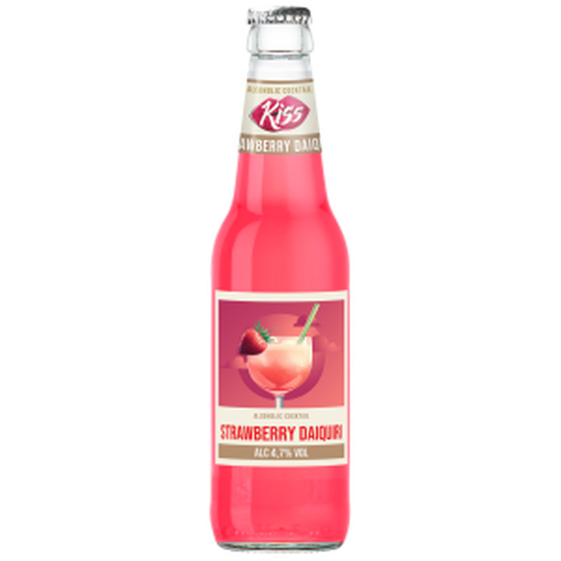 Kiss Strawberry Daiquiri kokteil muu alkohoolne jook 4,7%vol 330 ml