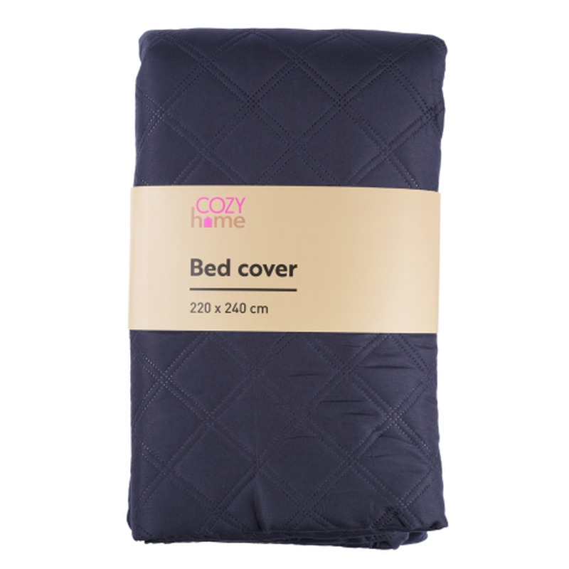 Voodikate tumehall Cozy Home 220x240cm SS25