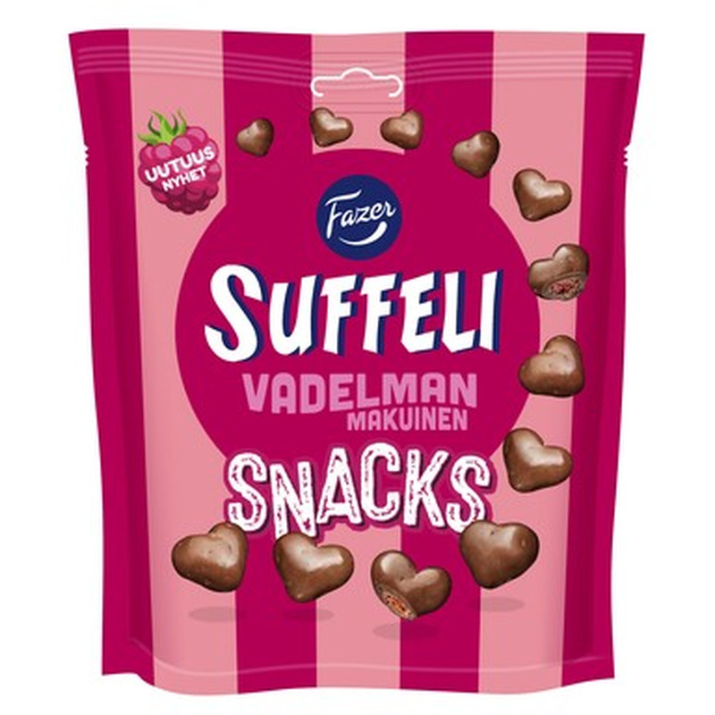 FAZER Suffeli paisutatud nisuhelbed piimašok. vaarika 140g