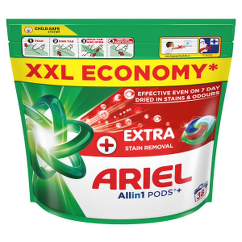 Geelkapslid Extra Clean, ARIEL, 38 tk